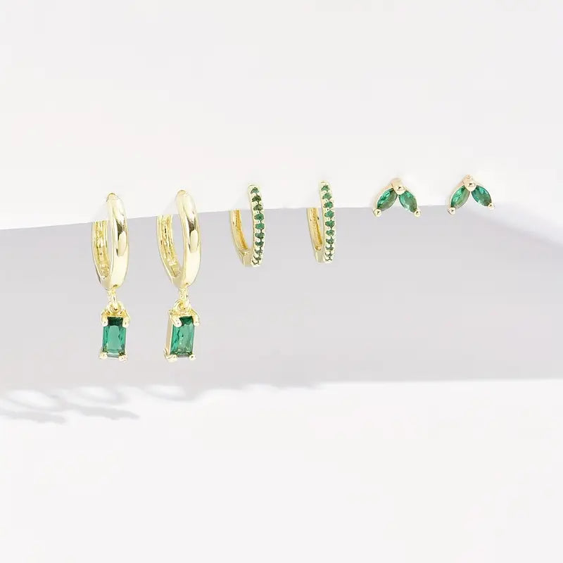 Set de Aretes Fiorenza Viridelle | Oro