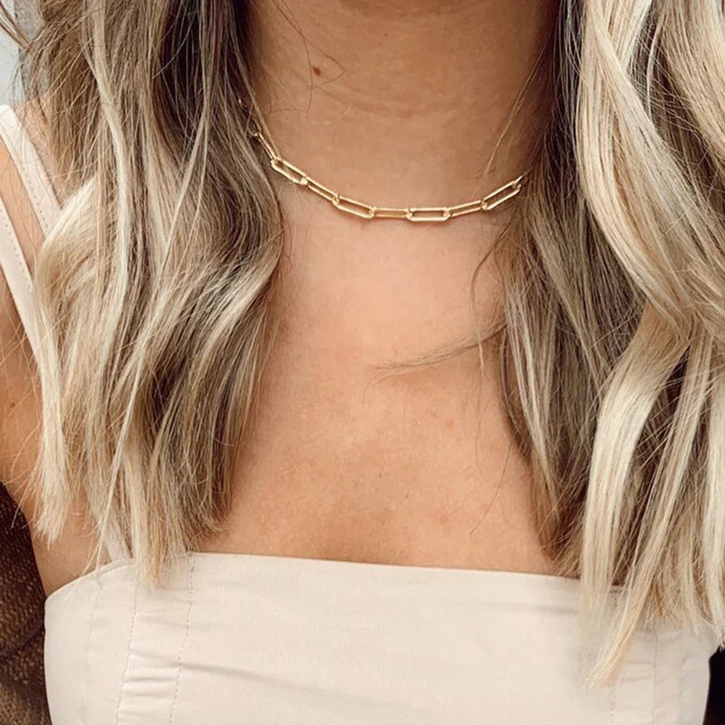 Collar de Cadena Elegante Archen | Oro