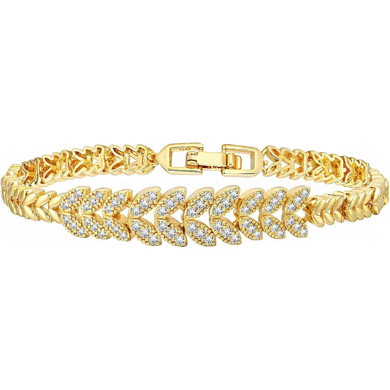 Pulsera Tennis Everleaf | Oro