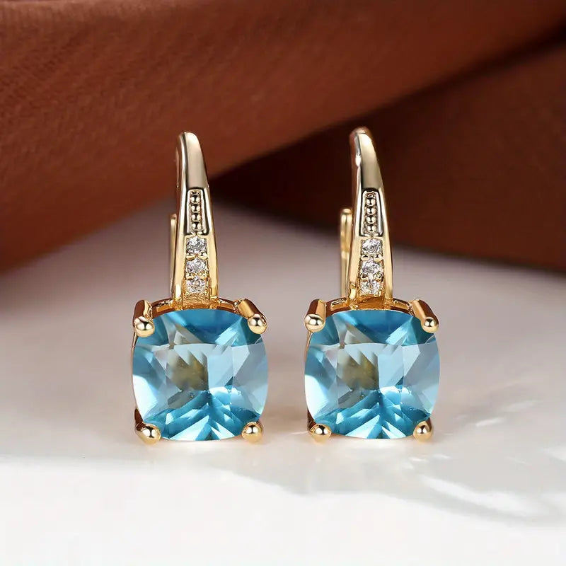 Aretes de Aro Piedra Mística | Oro