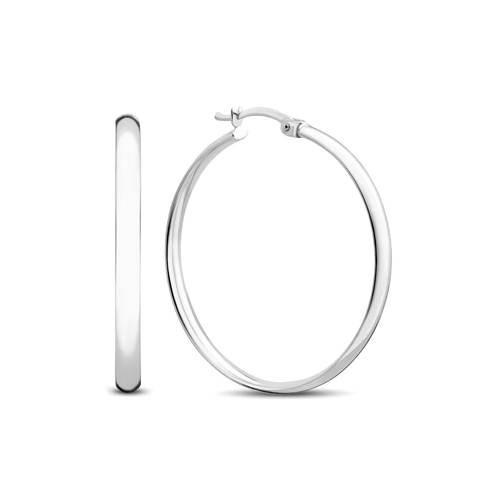 Aretes Noa Serane | Oro blanco