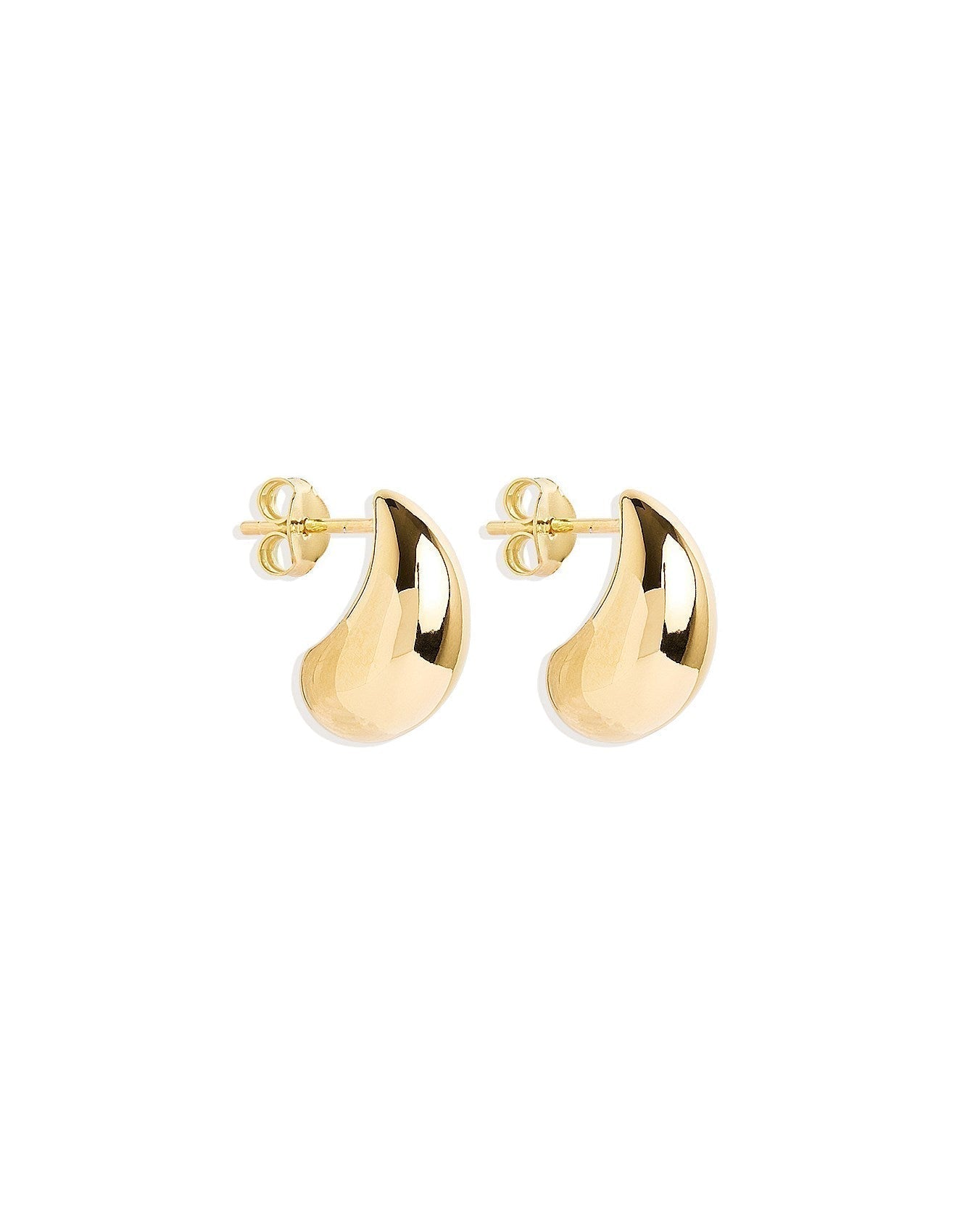 Aretes Colgantes Mato | Oro blanco