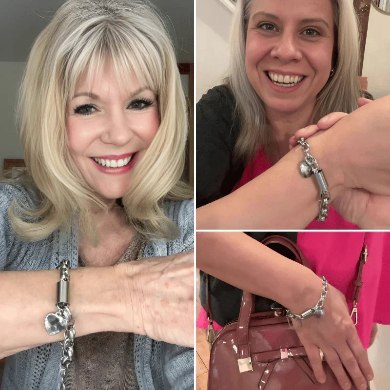Pulsera Gruesa con Corazón | Oro