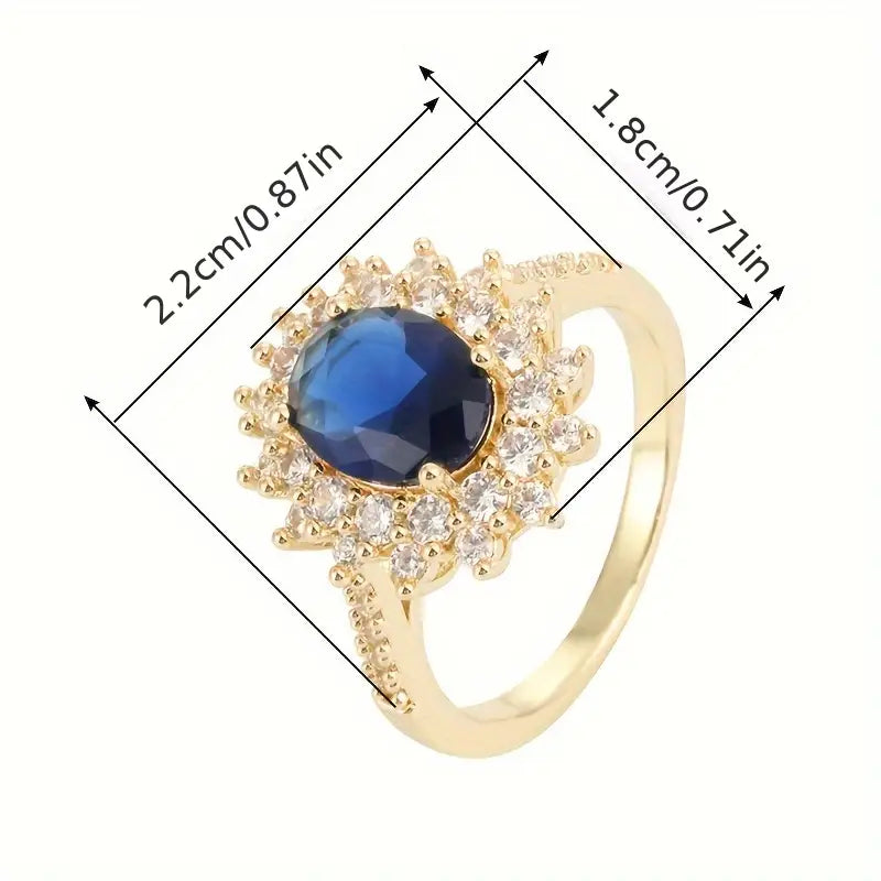 Anillo Vionne Saphirae | Oro
