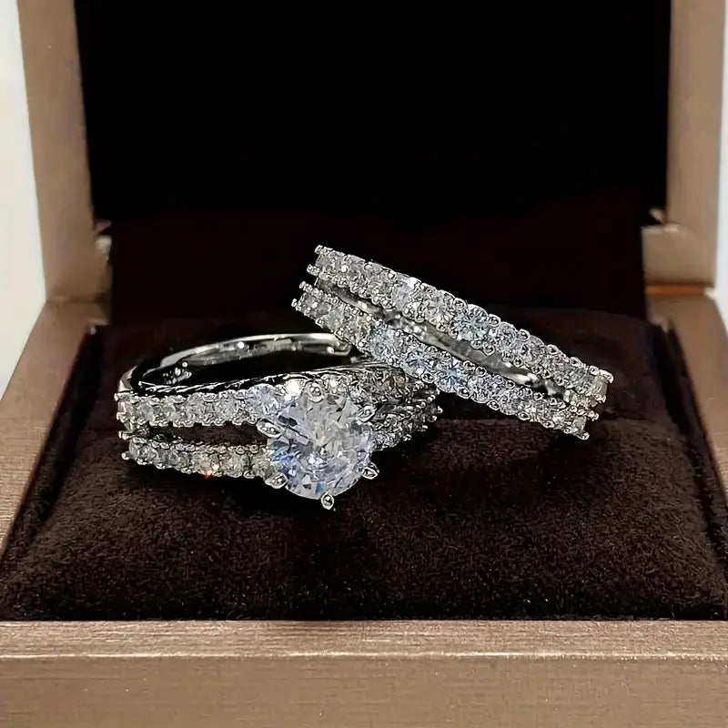 Set de Anillos Radiancia Eterna | Oro