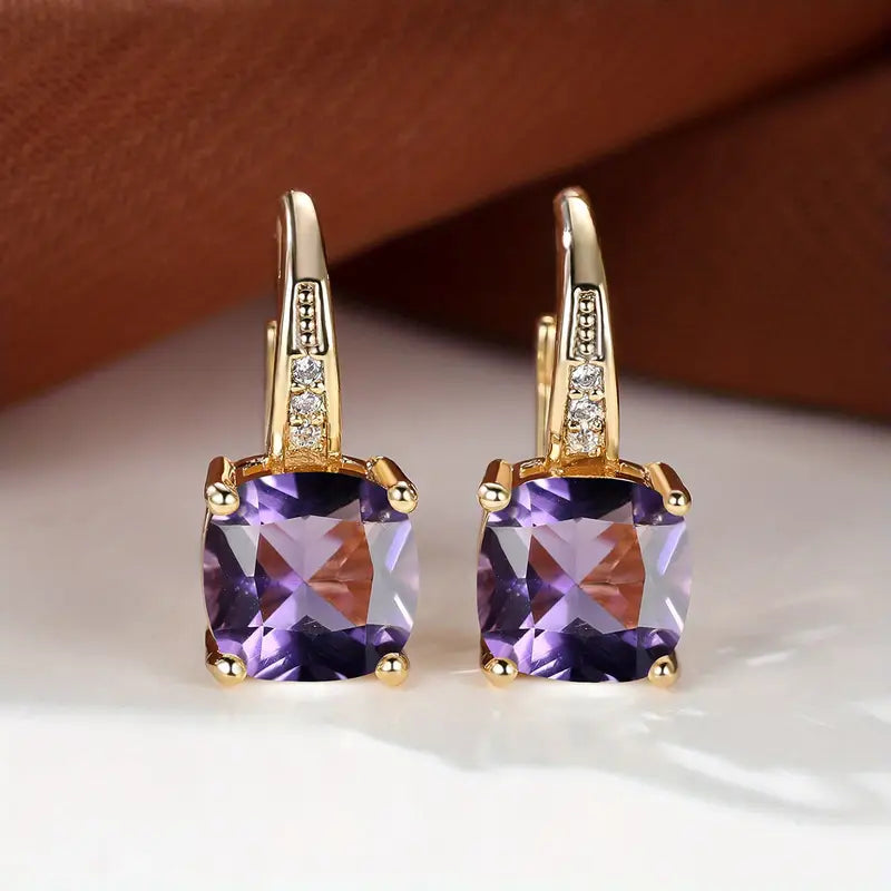 Aretes de Aro Piedra Mística | Oro