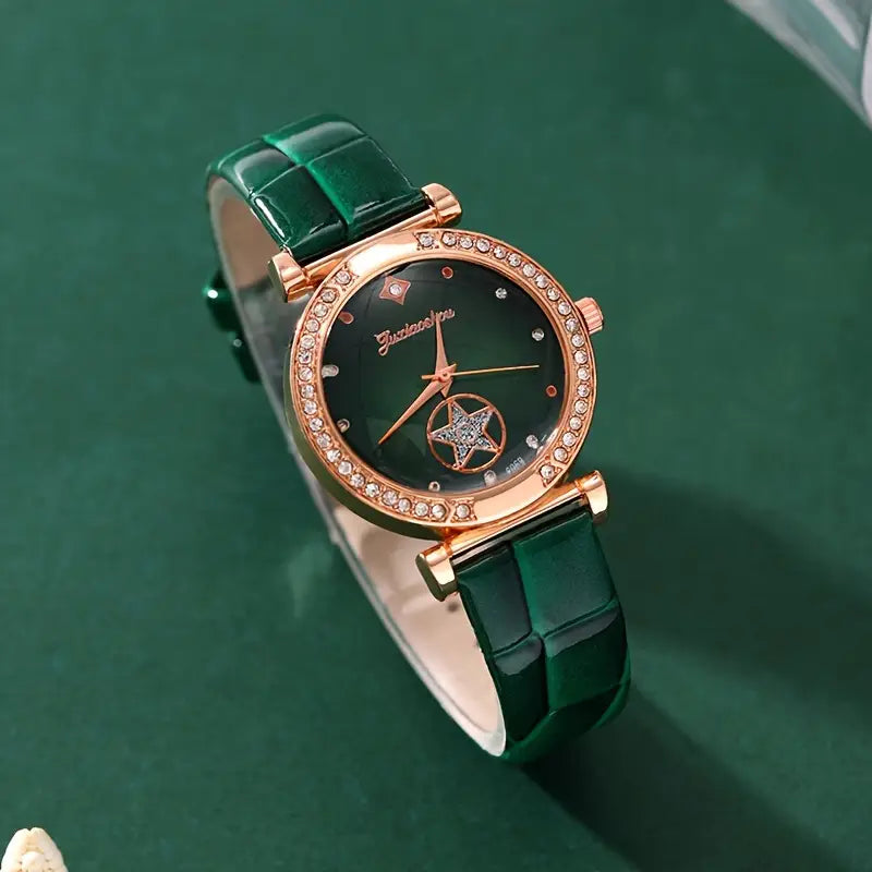 Set de Joyas Verdantra Timecourt | Oro