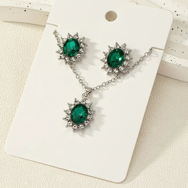 Set de Joyas Katya Smeryn | Oro blanco
