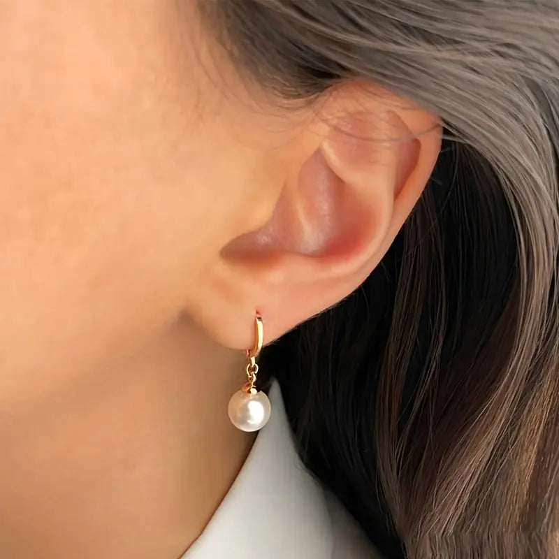 Set de Joyas de Perla Gracia Dorada | Oro