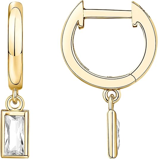 Aretes Colgantes de Barra | Oro