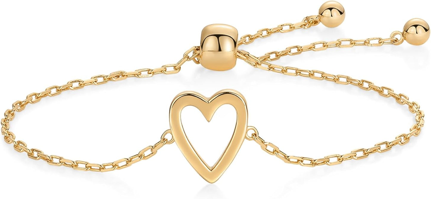 Pulseras Corazón Radiante | Oro