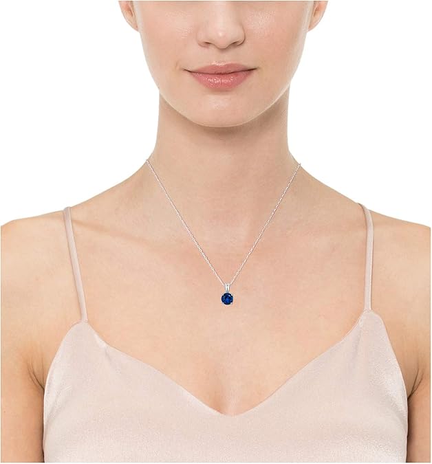 Collar Redondo Zafiro Cut | Oro blanco
