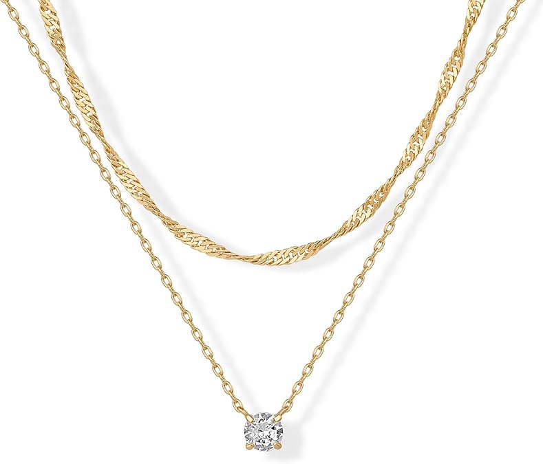 Collar Halo en Capas | Oro