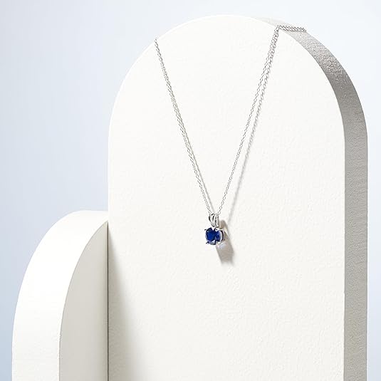 Collar Redondo Zafiro Cut | Oro blanco