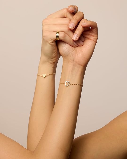 Pulseras Corazón Radiante | Oro