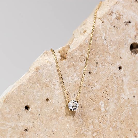 Collar de Cristal Aurora | Oro