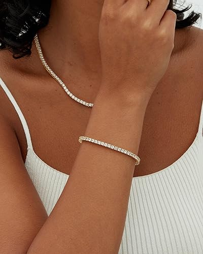 Pulsera Tennis | Oro