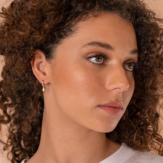 Aretes Colgantes de Barra | Oro