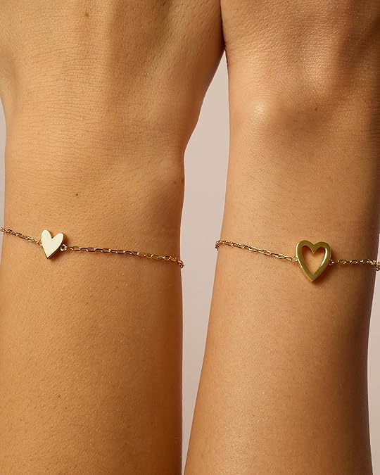 Pulseras Corazón Radiante | Oro
