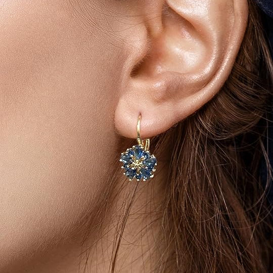 Aretes de Flor Calina | Oro