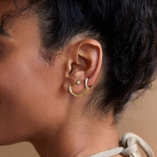 Aretes Sol Radiante | Oro