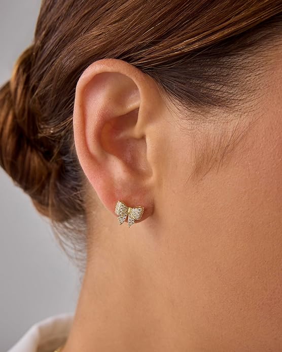 Aretes con Motivo de Lazo | Oro