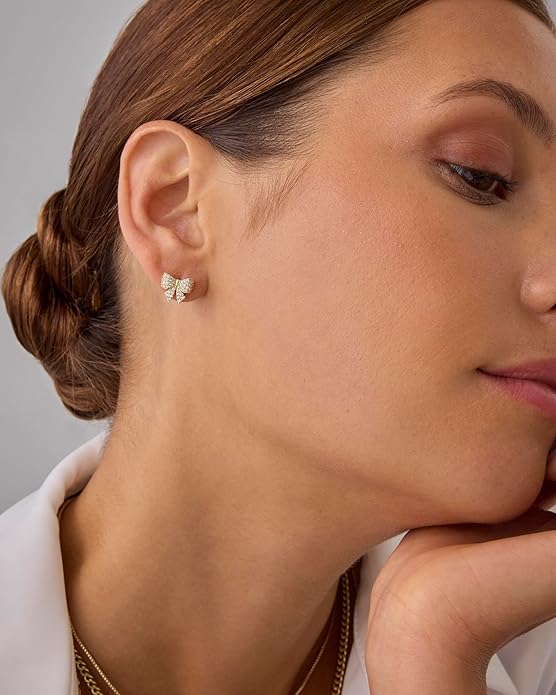 Aretes con Motivo de Lazo | Oro