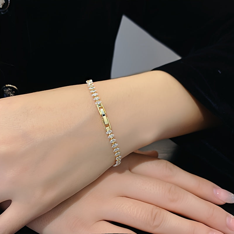 Pulsera Tennis Vionelle Marquise | Oro