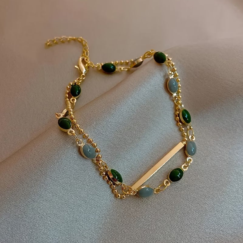 Pulsera Olivia Moss Duo | Oro