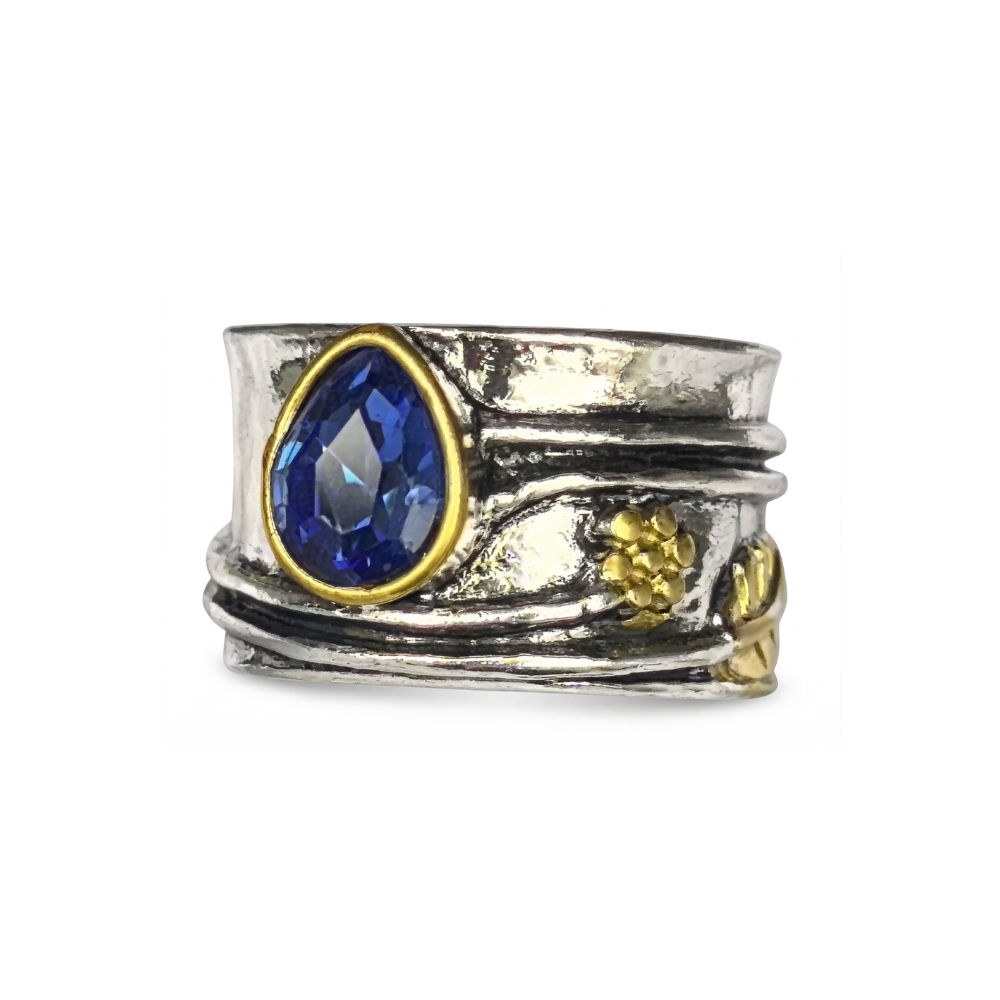 Anillo Bohemian Gemstone Meditation | Oro blanco