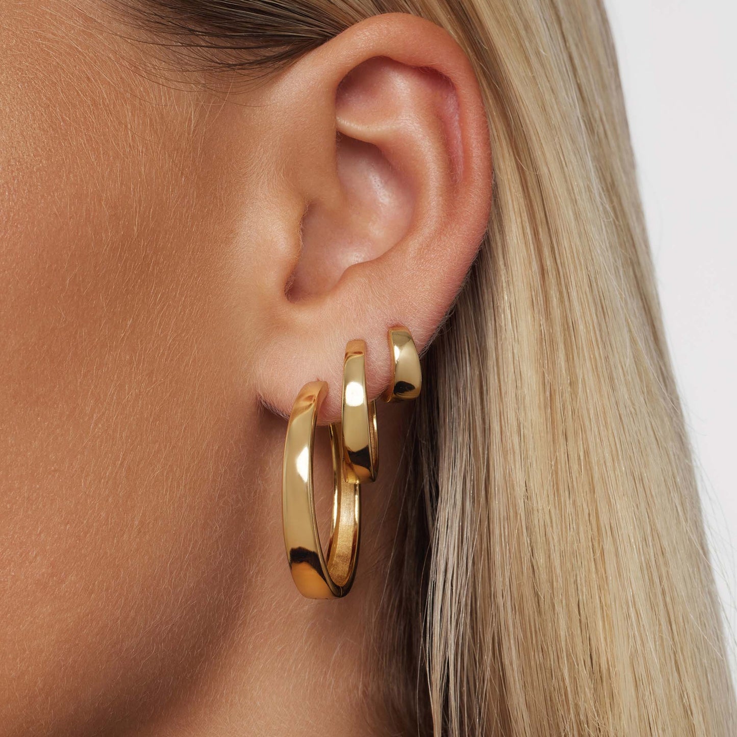 Aros Llamativos Gia | Oro