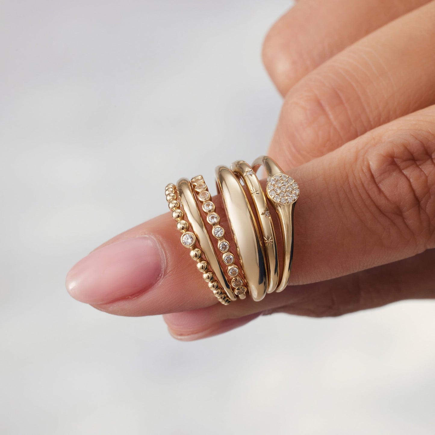Anillo Domo Delgado | Oro