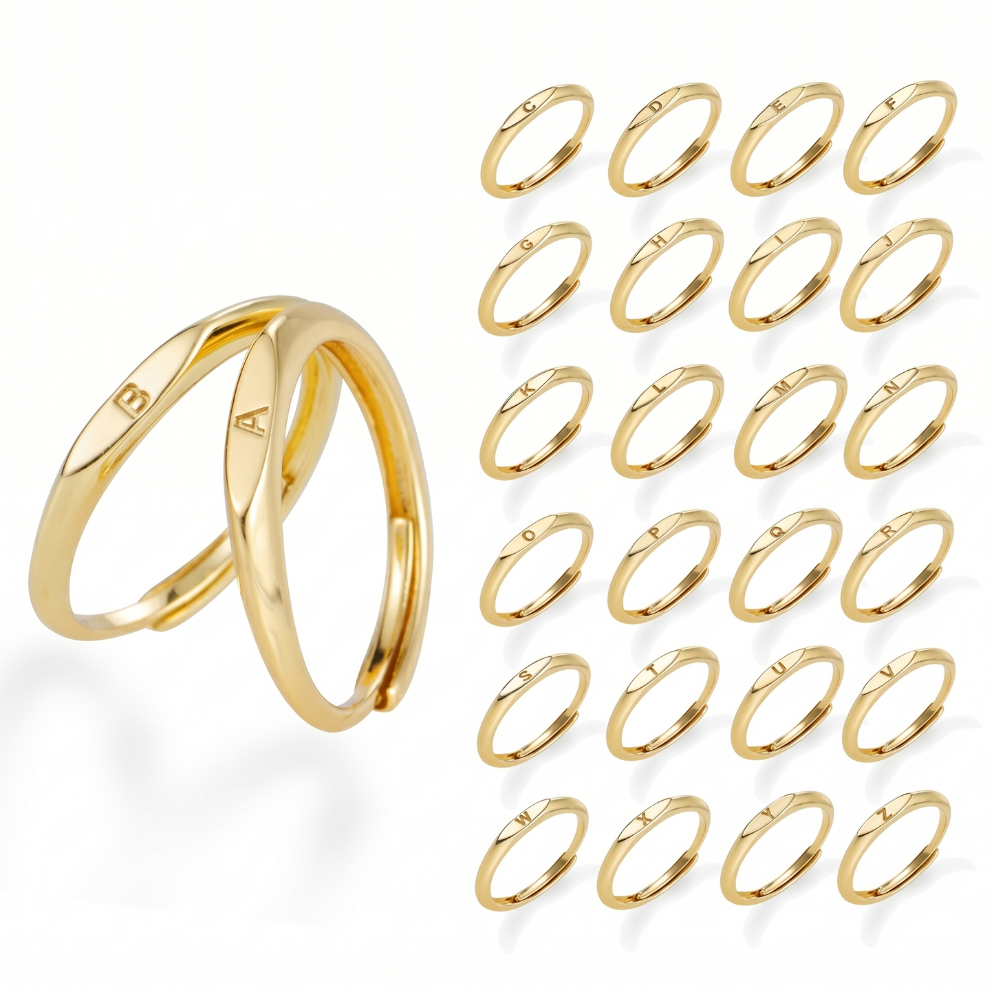 Anillo con Letra Elara | Oro