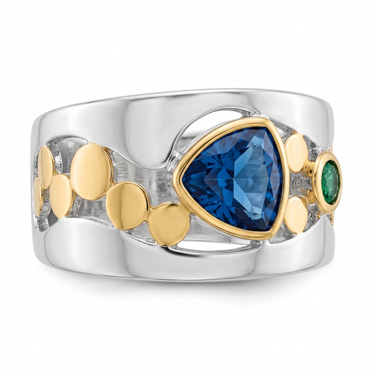 Anillo Antiguo Ice Gem | Oro blanco