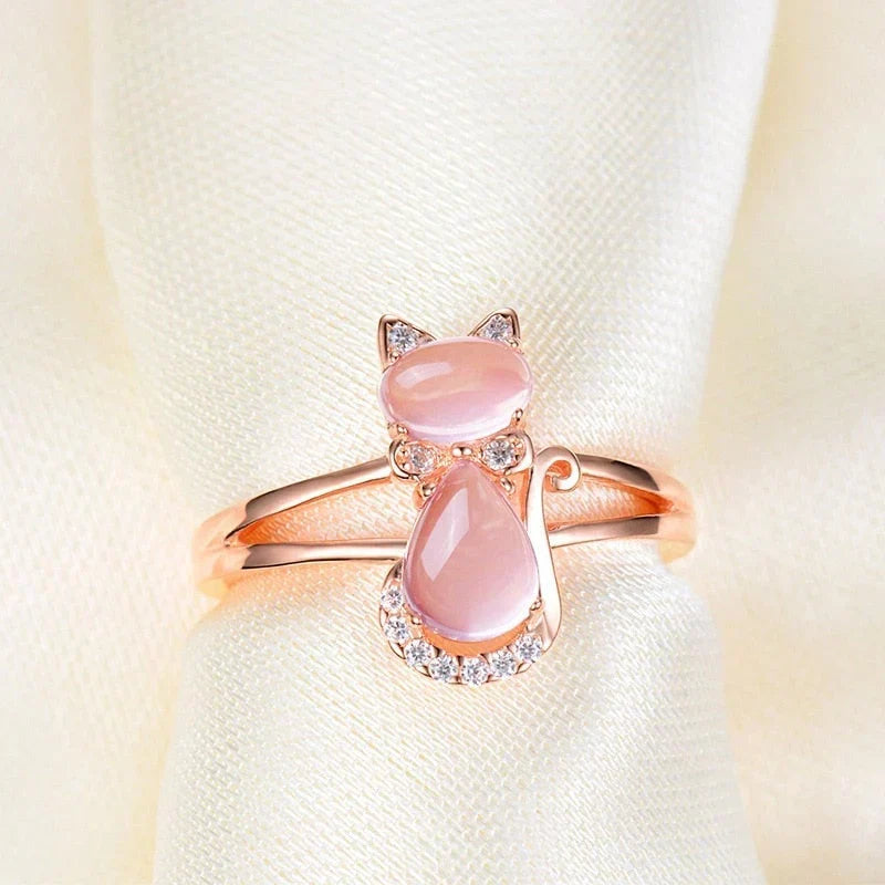 Anillo Oro Rosa Cat | Oro rosa