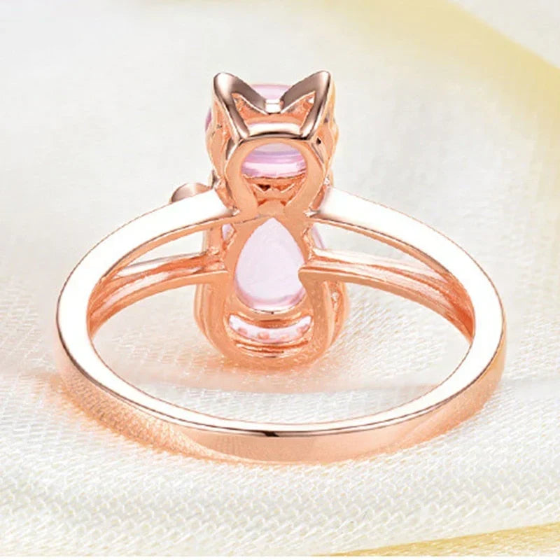 Anillo Oro Rosa Cat | Oro rosa