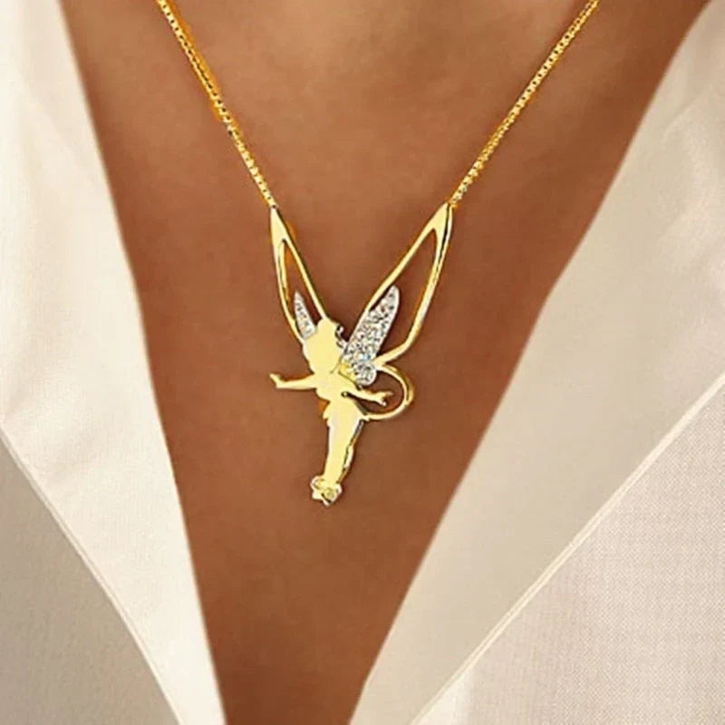 Collar Lucky Fairy | Oro blanco