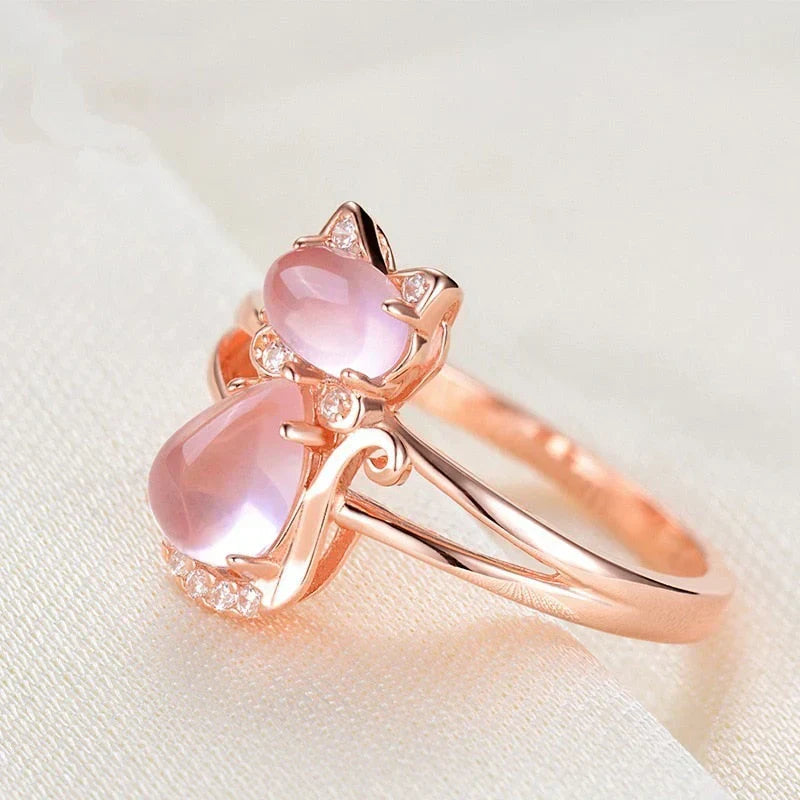 Anillo Oro Rosa Cat | Oro rosa