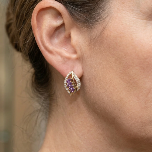 Aretes Isola Lilavere | Oro rosa