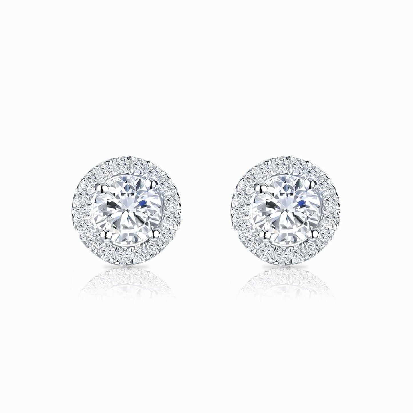Aretes Belle dame | Oro blanco
