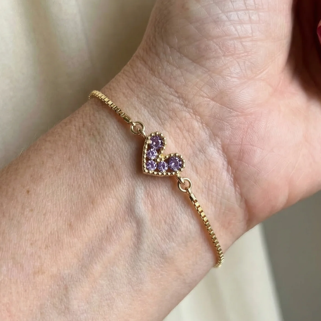 Pulsera Lilac Love | Oro