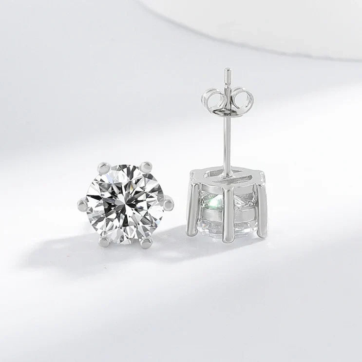 Aretes Tera | Oro blanco