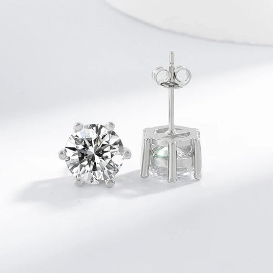 Aretes Tera | Oro blanco