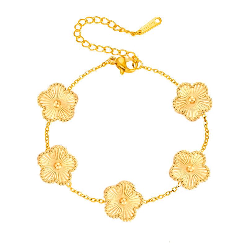Pulsera Floreciente con Dije Florielle | Oro