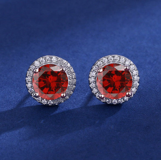 Aretes Lúcia Rosavelle | Oro blanco