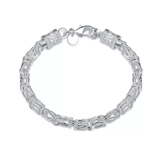 Pulsera Maximus Royal Weave | Oro blanco