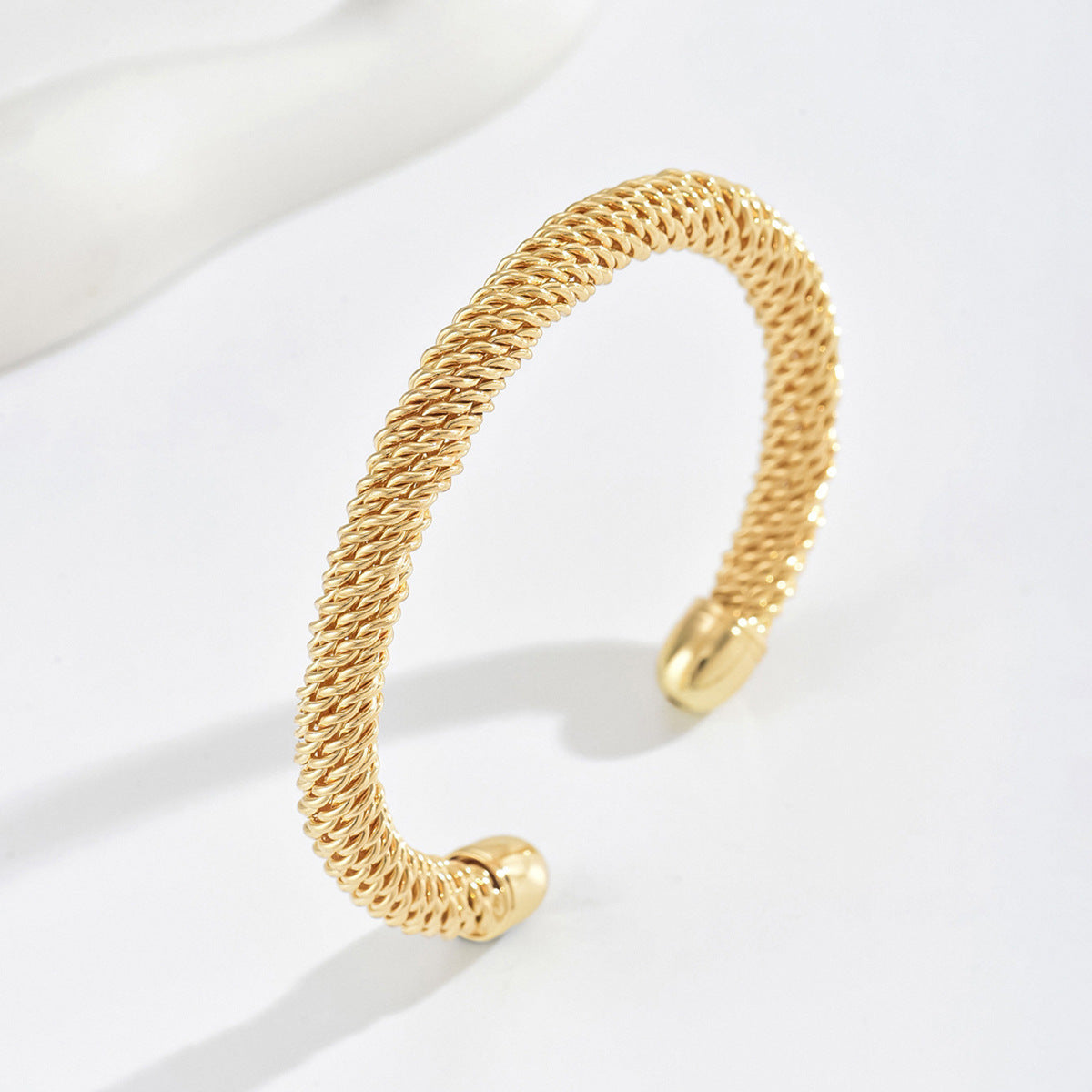 Brazalete tipo Cuerda Cassian | Oro