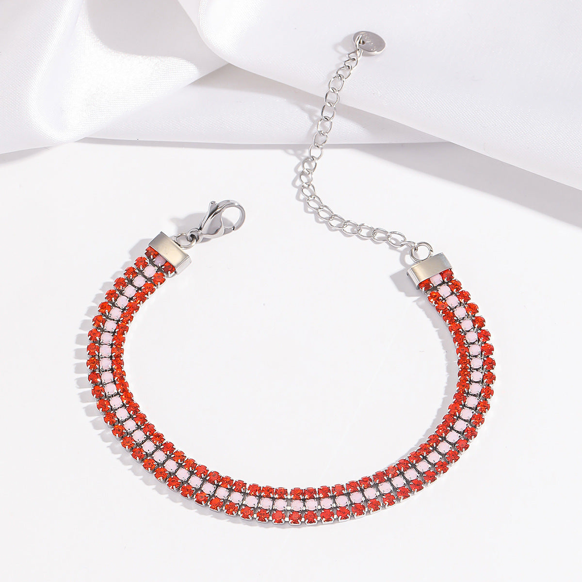 Pulsera Signature Shine | Oro blanco