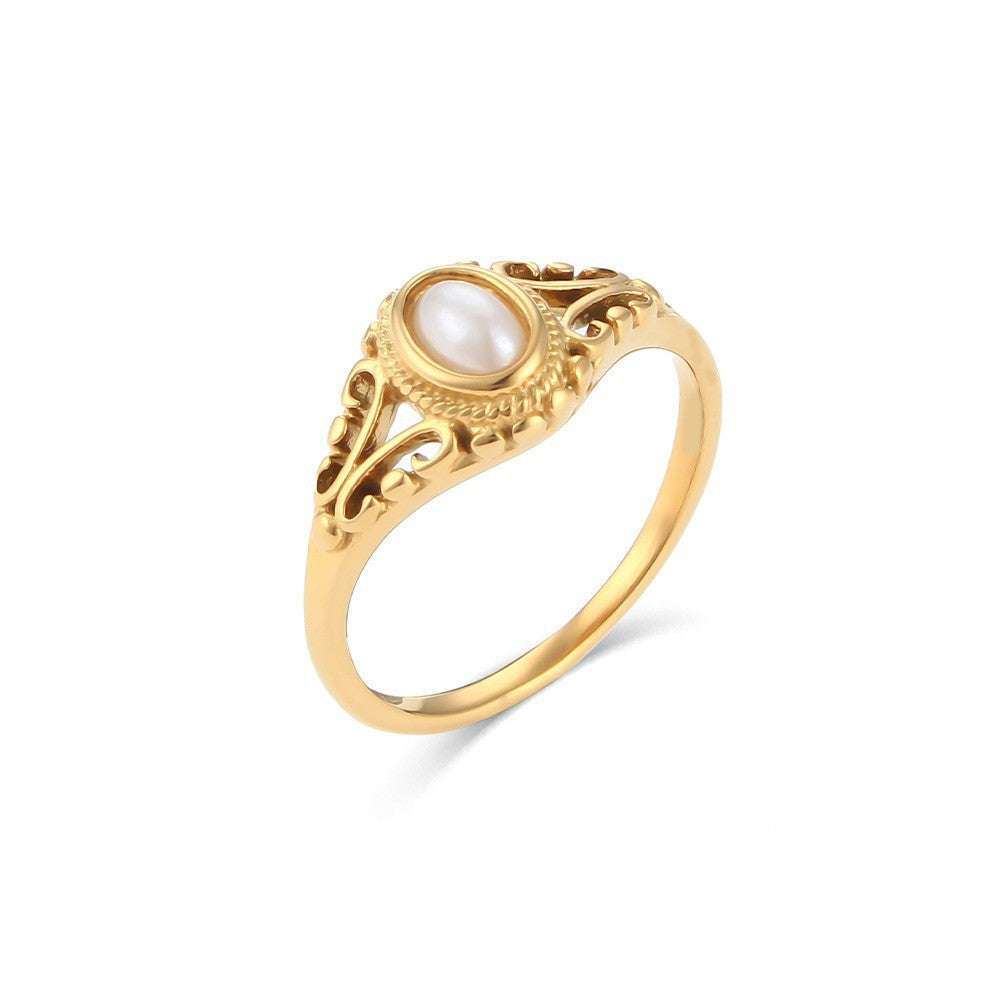 Anillo Atemporal de Perla Zavienne | Oro