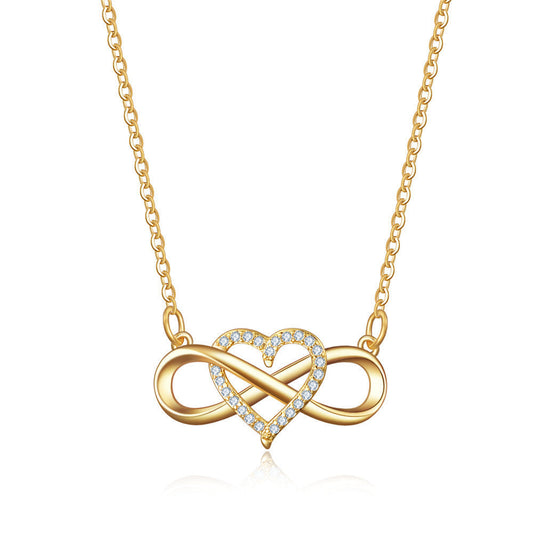 Collar Infinito Nudo de Amor | Oro